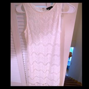 White lace dress